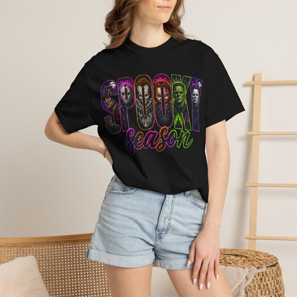 Spooky Season T-Shirt — Halloween Horror Movie Montage Tee
