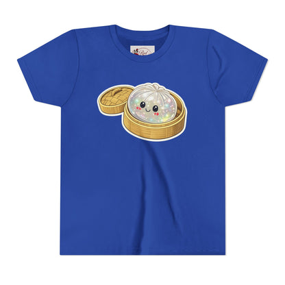 Youth Tee — Cute Glitter Dumpling Kids T‑Shirt ("You're a Glitter Dumpling")