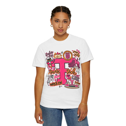Texas Tech Collage T-Shirt — Red Raiders Icons & 'Wreck ’Em' Graphic