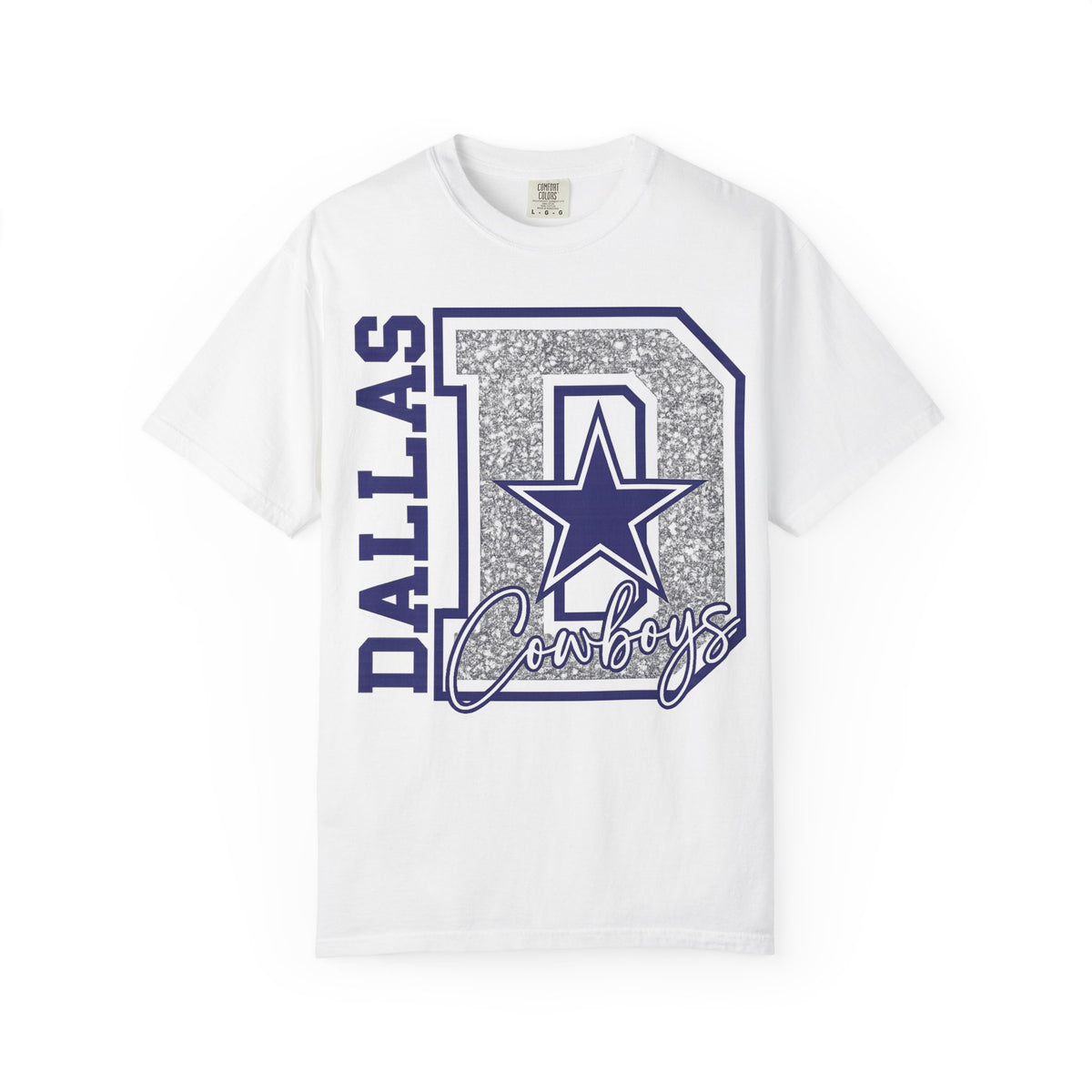 Dallas Cowboys Glitter D Block T-Shirt