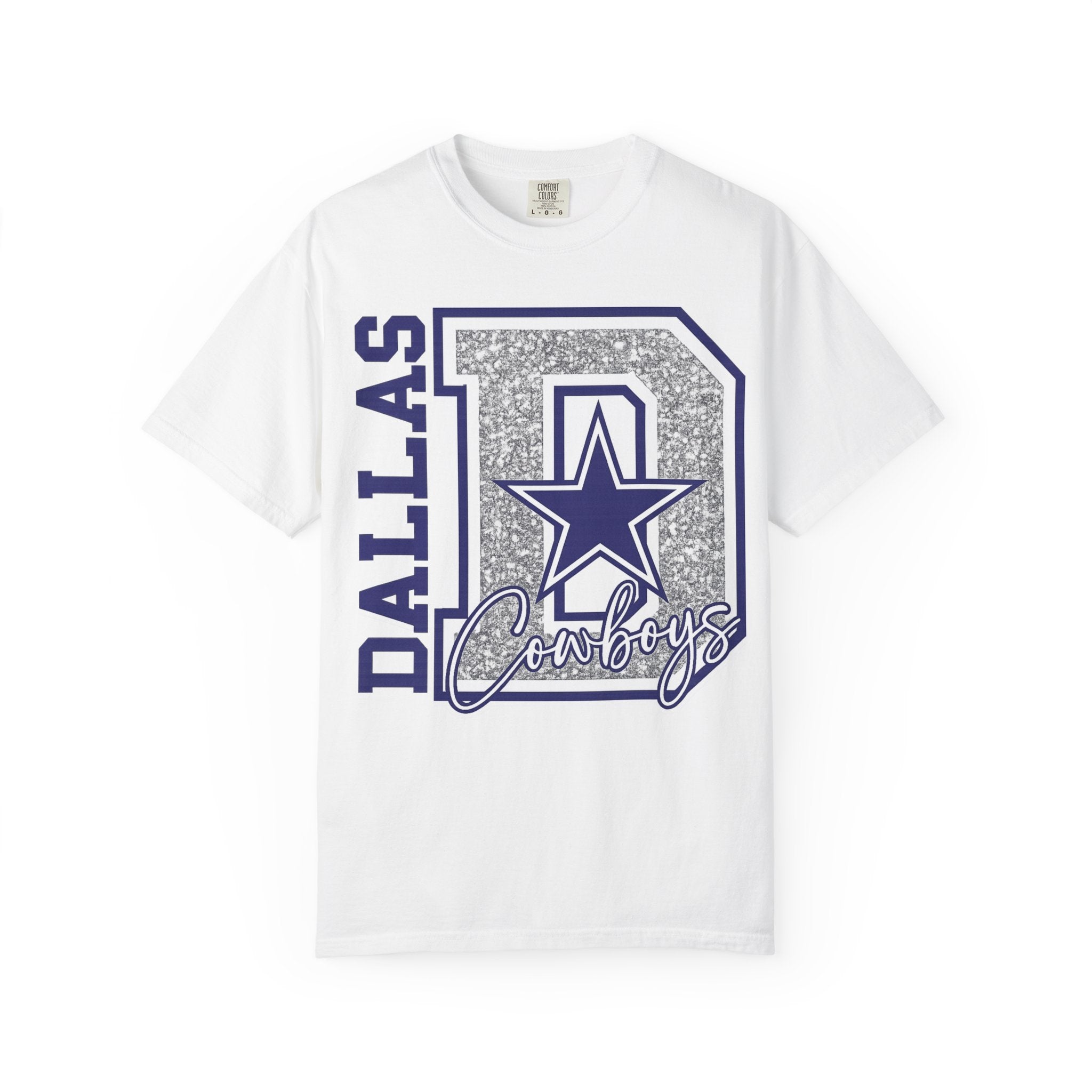 Dallas Cowboys Glitter D Block T-Shirt