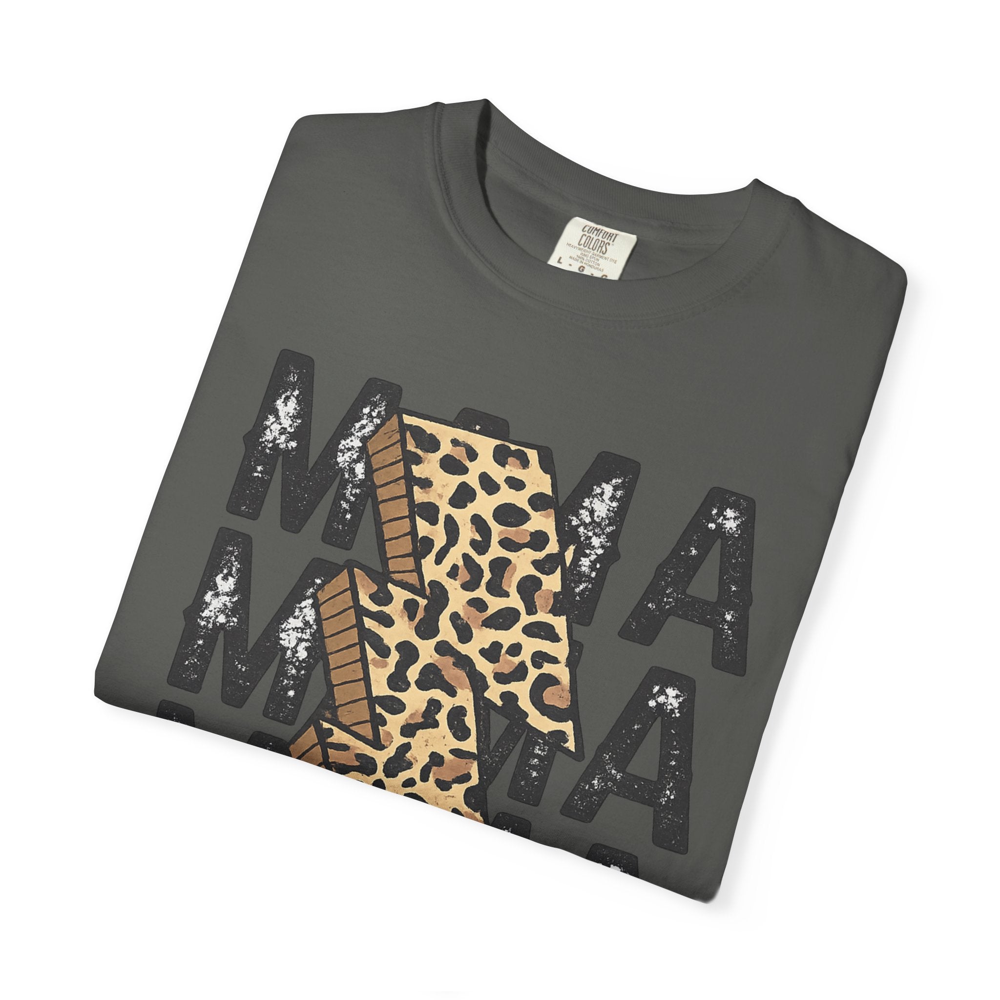 Mama Leopard Lightning Bolt T-Shirt